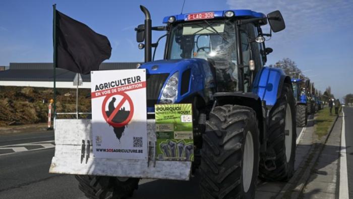 Протести пољопривредника и у Белгији