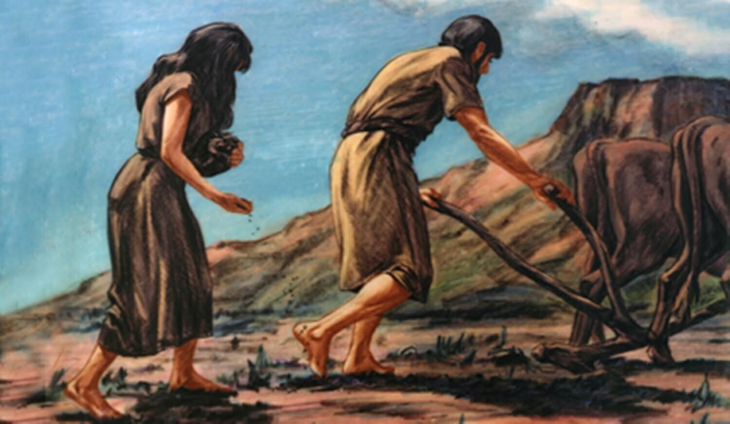 Чем занимались люди в те времена. Изгнание Адама и Евы.