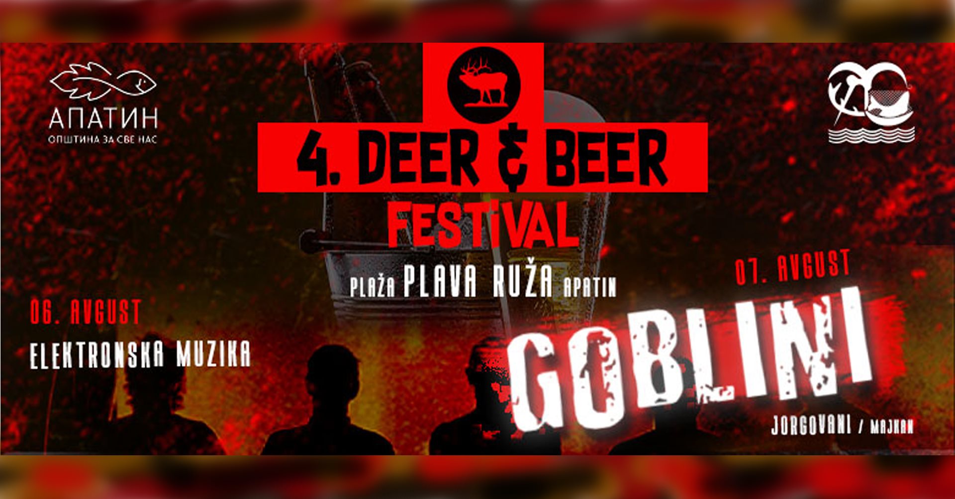 Гарантована Забава: Четврти Deer & Beer fest у Апатину, не пропустите Гоблине, Мајкана и Јорговане