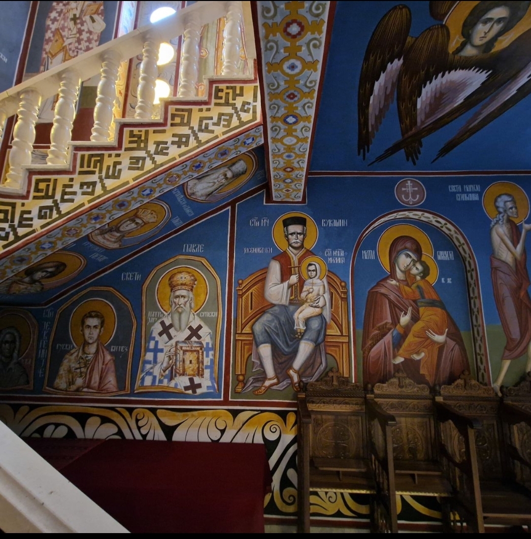 Фреска руског хероја Евгенија у храму у Косовској Митровици (Фото: Весна Веизовић)