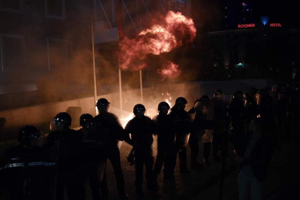 албанија протести