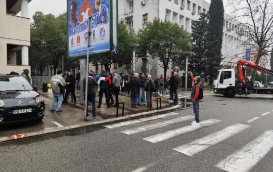 протест камосјутраша у Подгорици