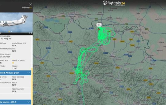 Британски шпијунски авион изнад Добоја