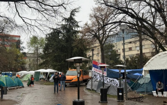 пионирски парк ујутру
