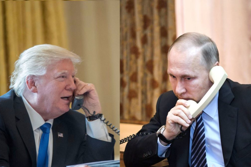 трамп и путин телефон