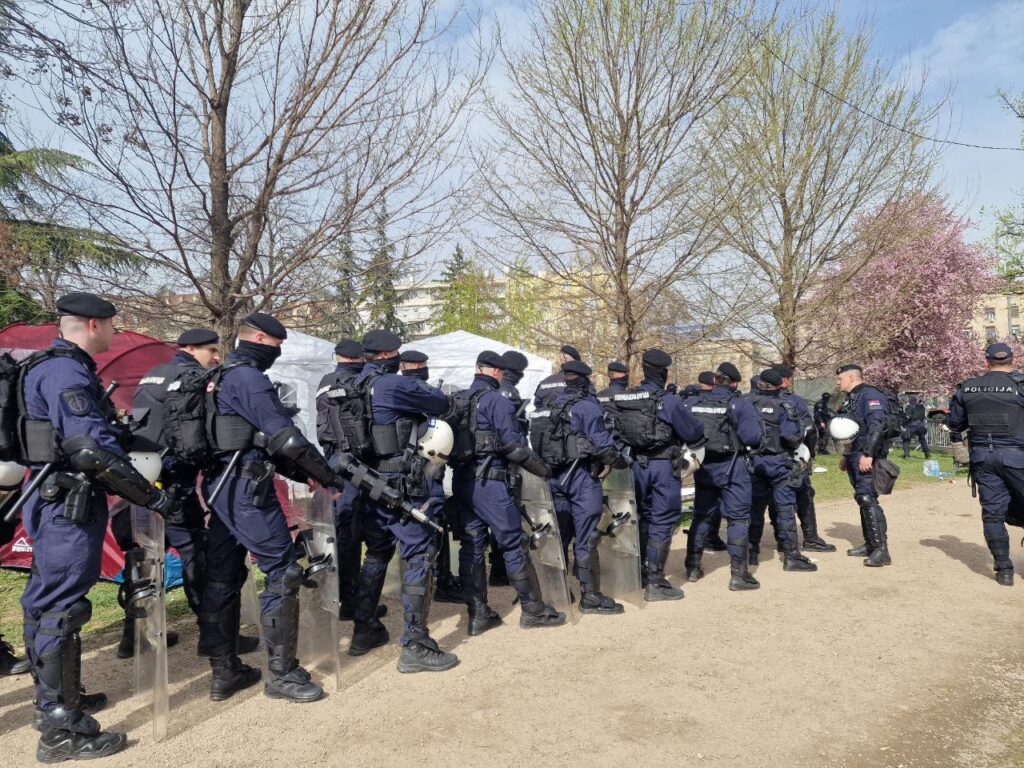 Жандармерија у Пионирском парку
