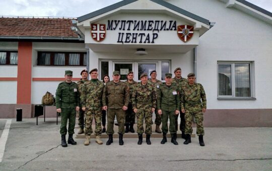 Белоруски војни инспектори у Србији