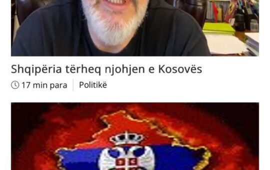 Косово је Србија на албанским медијима