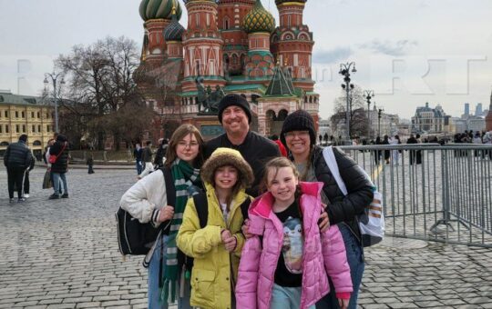 Породица Хафман у Москви