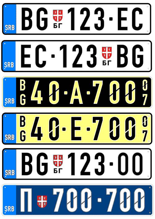 SerbianNumberPlates