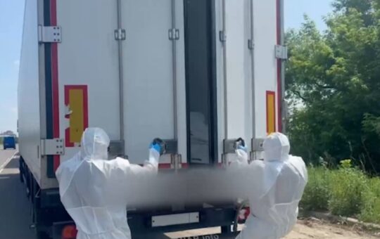 Довежени лешеви украјинских војника на белоруску границу