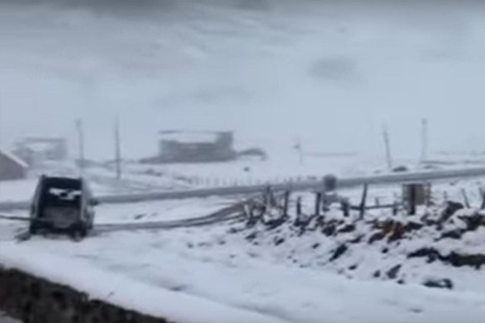 снег у Турској