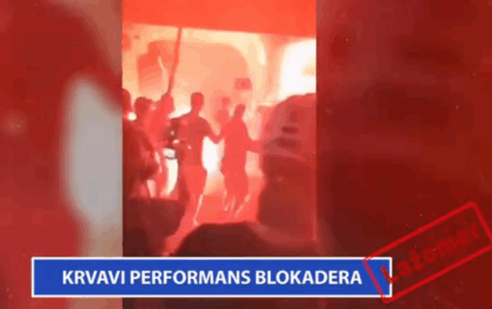 крвави перформанс блокадера