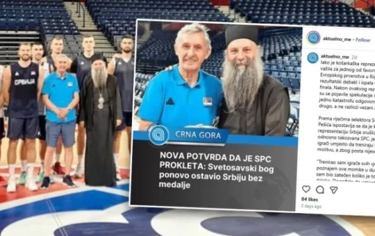 Напад црногорских медија на СПЦ