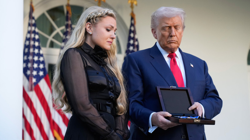 Доналд Трамп Ерика Кирк
