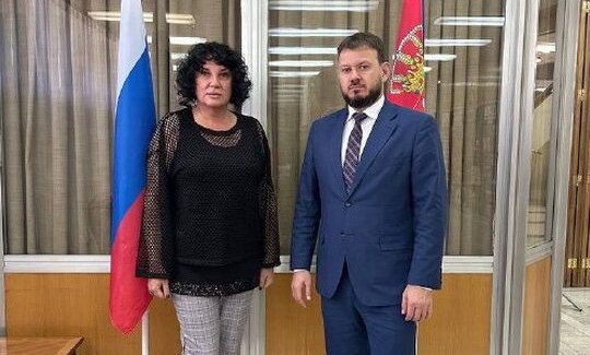 Гордана Божић у Русији