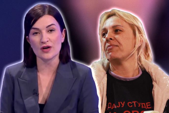 ДУГО СУ ЧЕКАЛИ! НОВА С НАПАЛА ДИЈАНУ ХРКУ, „СТУДЕНТИ“ БЛОКАДЕРИ ОДУШЕВЉЕНИ: „Данас је испред Скупштине у шатору кувала, нисмо следбеници култа личности“