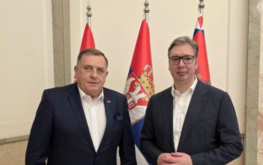 Састали се Вучић и Додик: Кад год је важно делујемо заједно