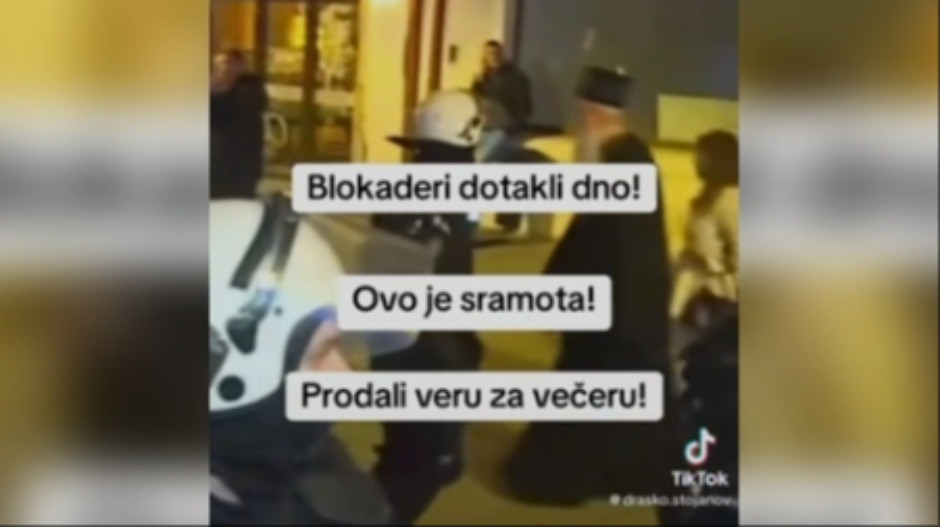 блокадери вређају патријарха