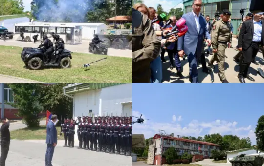 ДЕМОНСТРАЦИЈА ОБУЧЕНОСТИ ЖАНДАРМЕРИЈЕ: Вучић похвалио јединицу, најавио веће плате и открио да интересовање никад није било веће