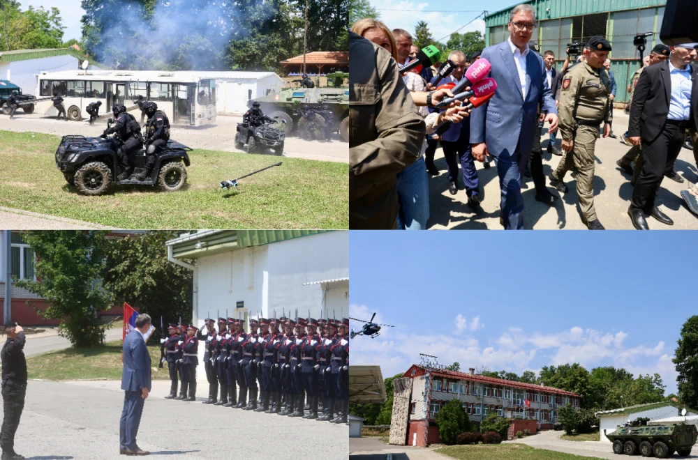 ДЕМОНСТРАЦИЈА ОБУЧЕНОСТИ ЖАНДАРМЕРИЈЕ: Вучић похвалио јединицу, најавио веће плате и открио да интересовање никад није било веће