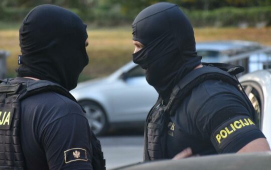тиват, цг полиција