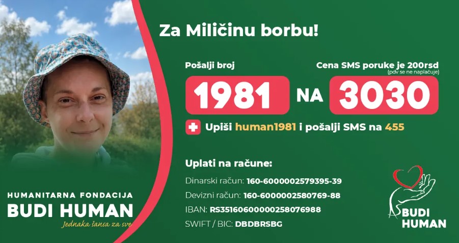 Буди хуман Милица Милосављевић