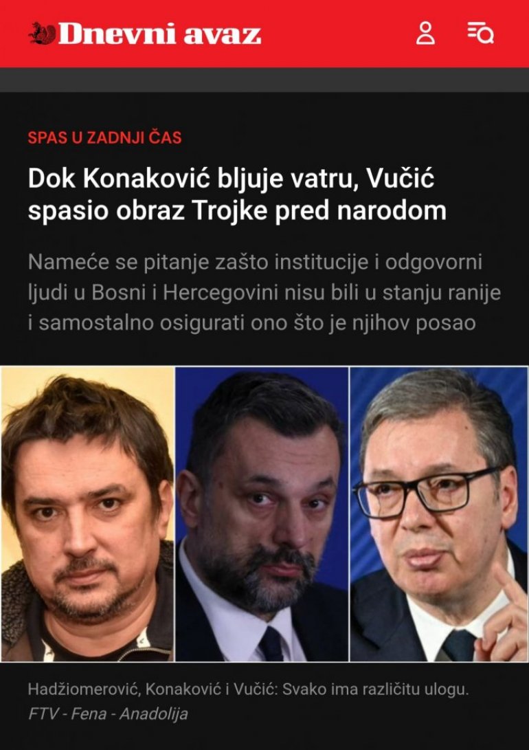 Хаџиомеровић Конаковић Вучић