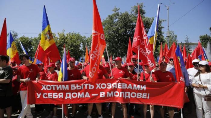 В Кишинёве против поглащения страны Румынией
