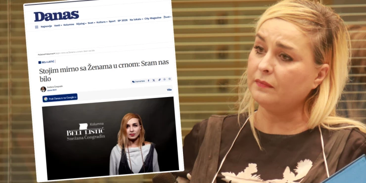 Блокадери траже исто што и „Жене у црном“? Колумна у Данасу поново отворила спор о политичким циљевима протеста