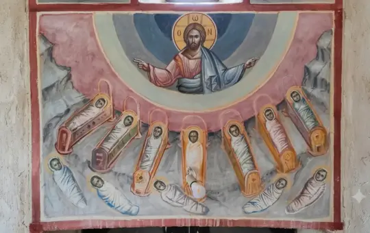 Фреска 12 љубињских беба