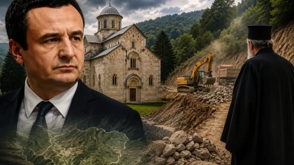 Курти поново кренуо на Дечане? Епархија дигла узбуну због нових радова