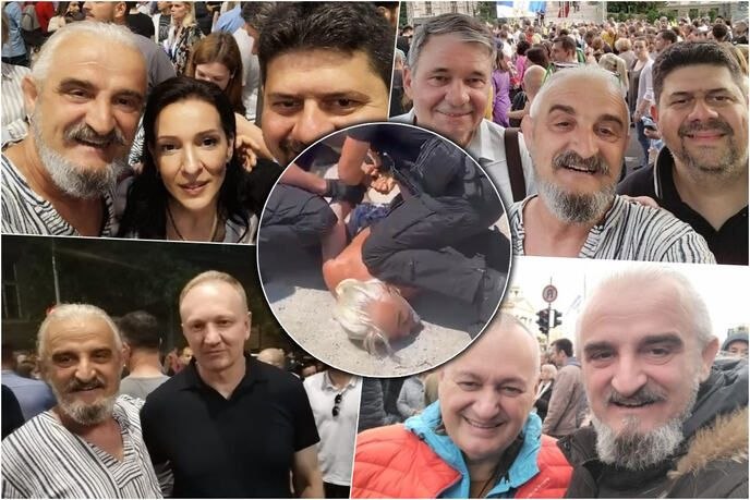 Ухапшени због претњи смрћу тужиоцу и министру виђен је на свим протестима са лидерима опозиције