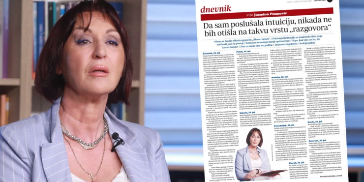 СРАМНО ПРАЊЕ БИОГРАФИЈЕ У РЕЖИЈИ ЈАСМИНЕ ПАУНОВИЋ: Читали смо дневник блокадерске тужитељке да ви не бисте морали