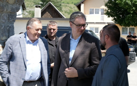 Вучић и Додик у Чипуљићу