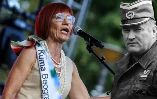 СКАНДАЛОЗАН ГОВОР ДАНИЦЕ ВУЧЕНИЋ НА ЈУЧЕРАШЊЕМ ПРАЈДУ: Са бине денунцирала покојног генерала Ратка Младића