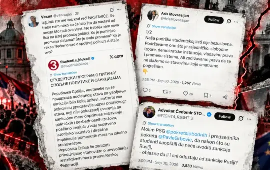 блокадери преписка
