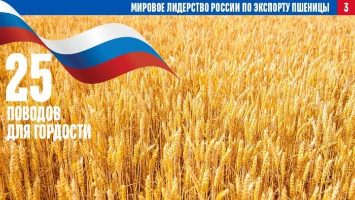 Россия главный экспортёр пшеницы