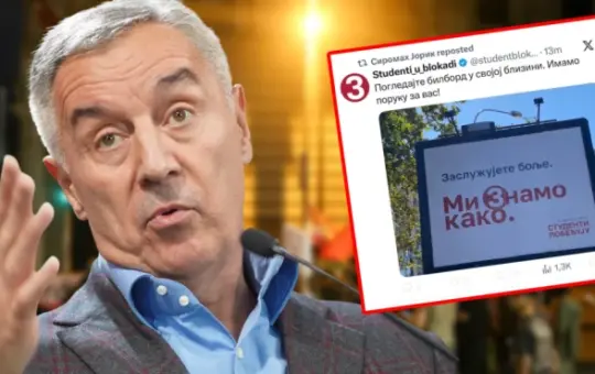 ОД МИЛА УЗЕЛИ И НОВАЦ И СЛОГАН: Испливао нови доказ везе блокадерске листе и Ђукановића