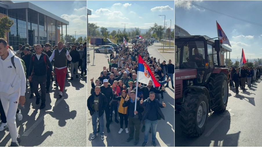 Српска омладина не одустаје: Настављају пешке на скуп у Новом Саду