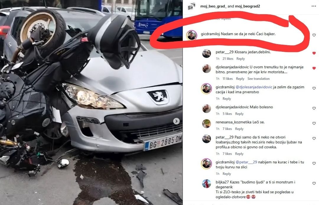 блокадери гажење