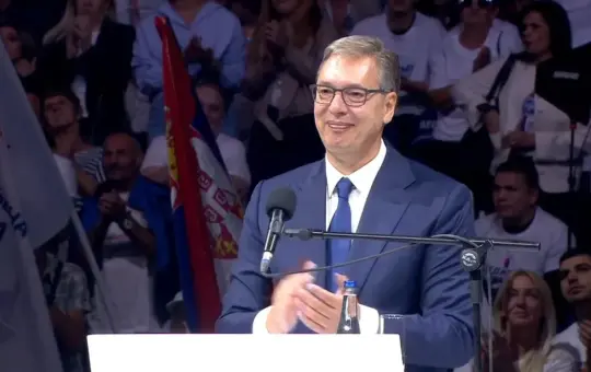 Вучић у Арени